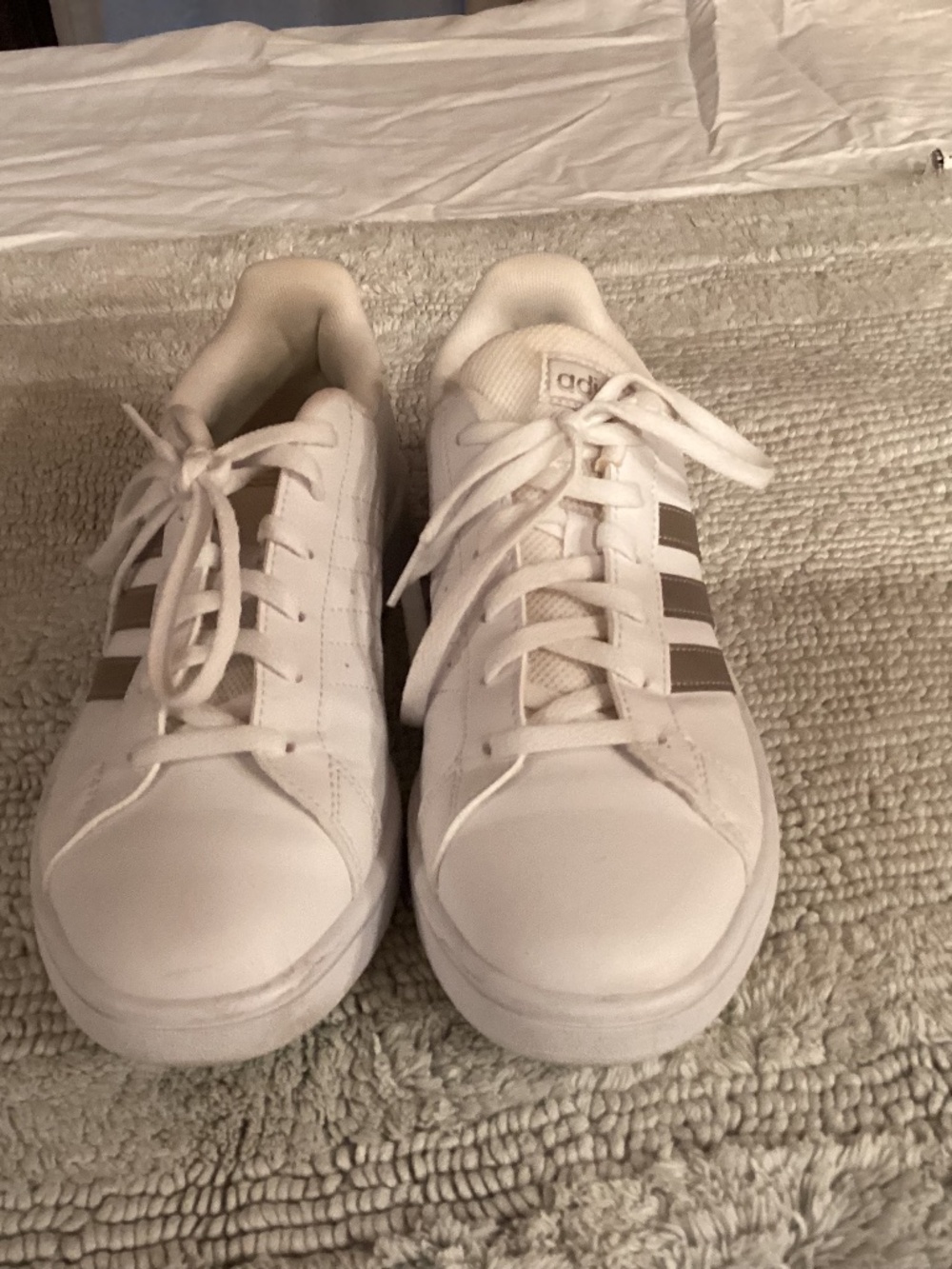 Adidas women’s leather shoes, size 7